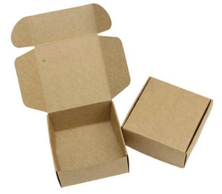 ODM Foldable Kraft Paper Candy Box Handmade Candle Soap Gift Packaging